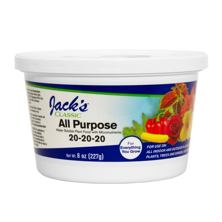 Jacks-All Purpose 20-20-20 8oz