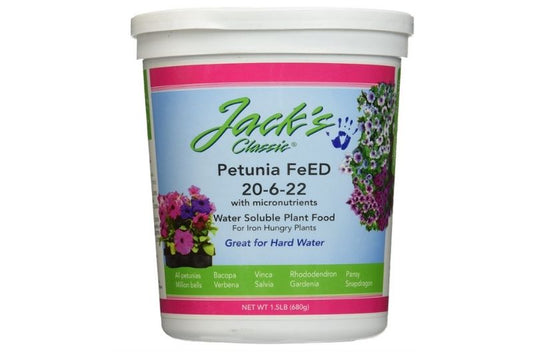 Fertilizer-Jack's Petunia Feed 20-6-22 1.5 Lb
