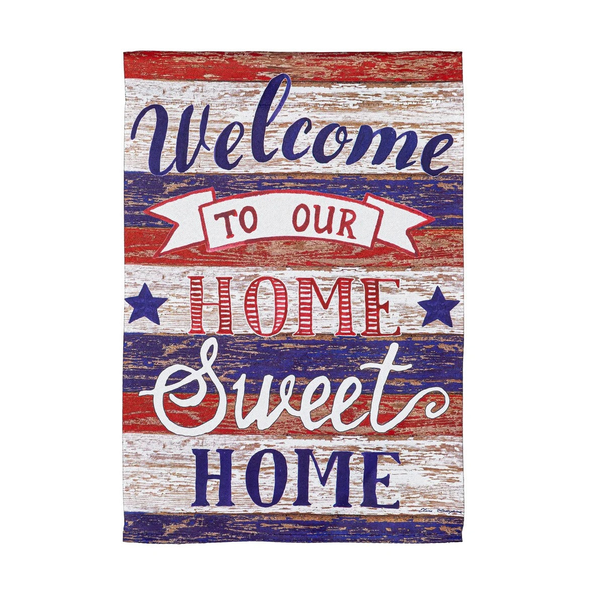 Flag-Farmhouse Home Sweet Home