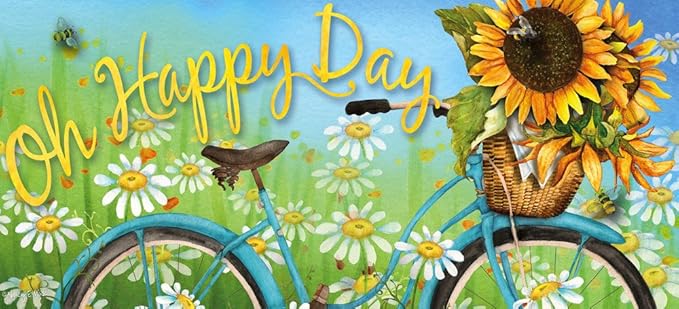 Mat-Happy Day Sunflowers