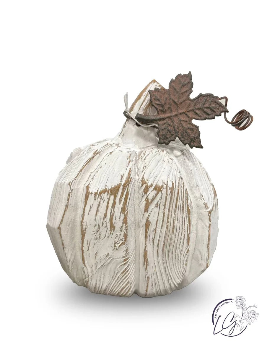 Pumpkin-Whitewashed Small