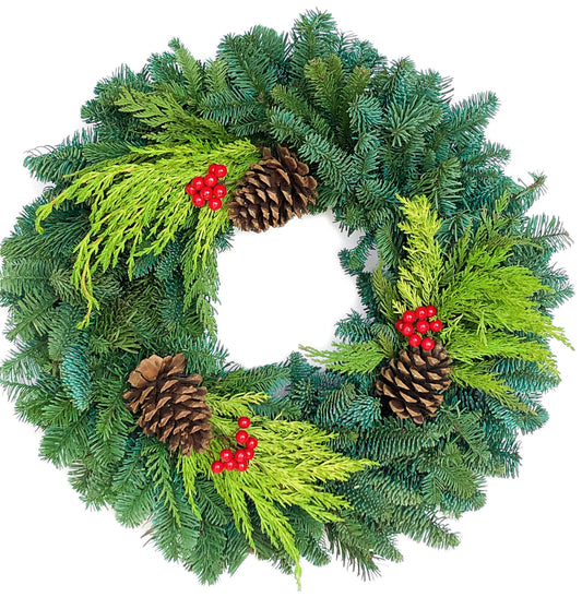 Wreath-Lemon Cypress 28"