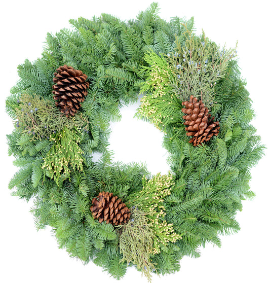 Wreath-Traditional Mixed 24"