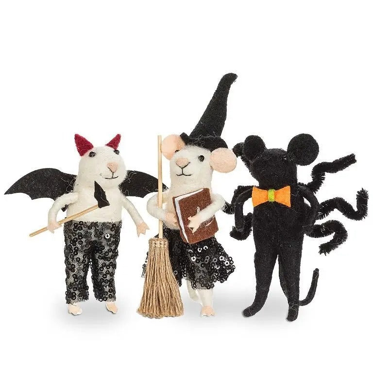 Mice in Halloween Costumes 3 Asst