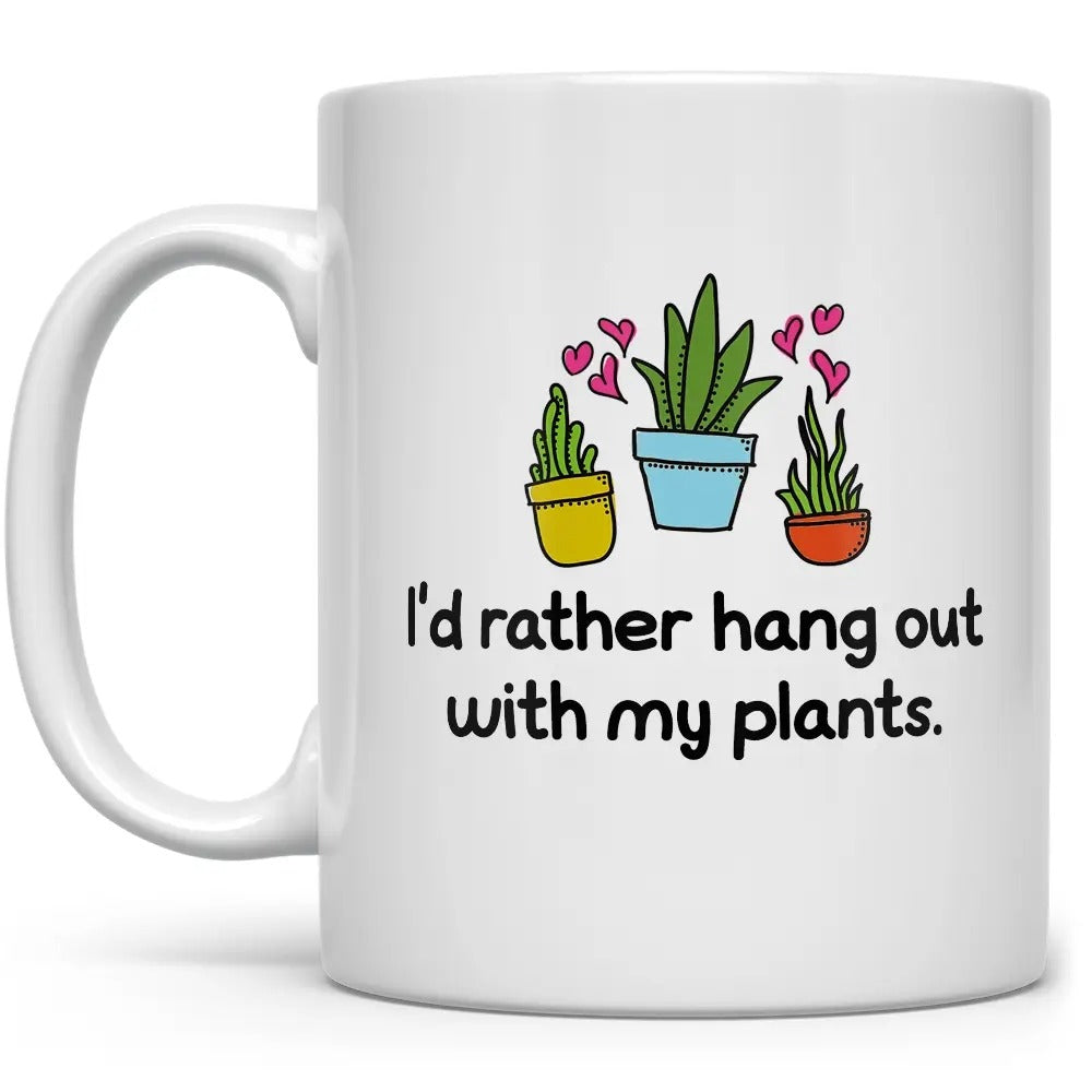 Mug-Hang Out w/Plants 15oz