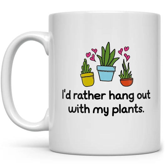 Mug-Hang Out w/Plants 15oz