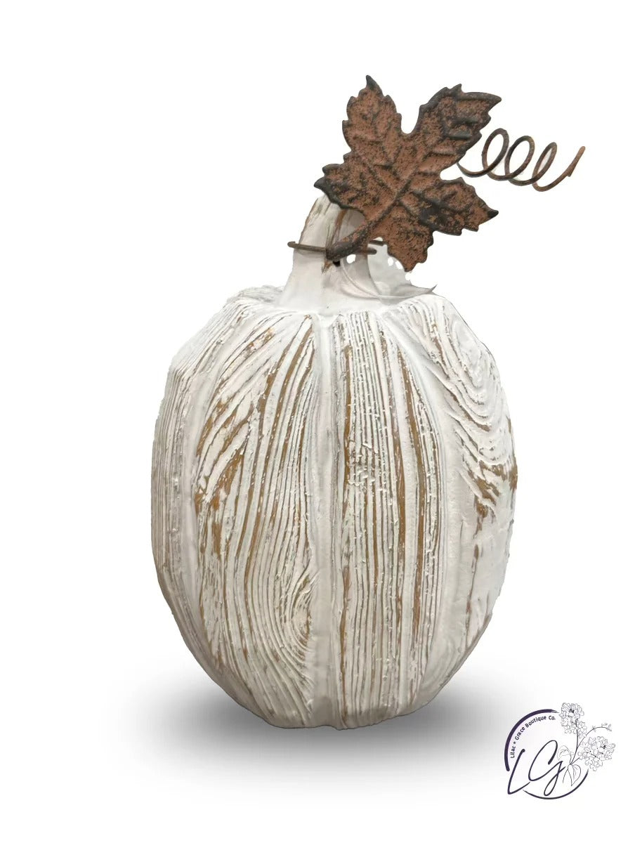 Pumpkin-Whitewashed Small