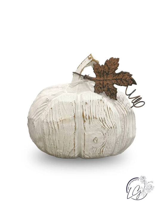 Pumpkin-Whitewashed Small