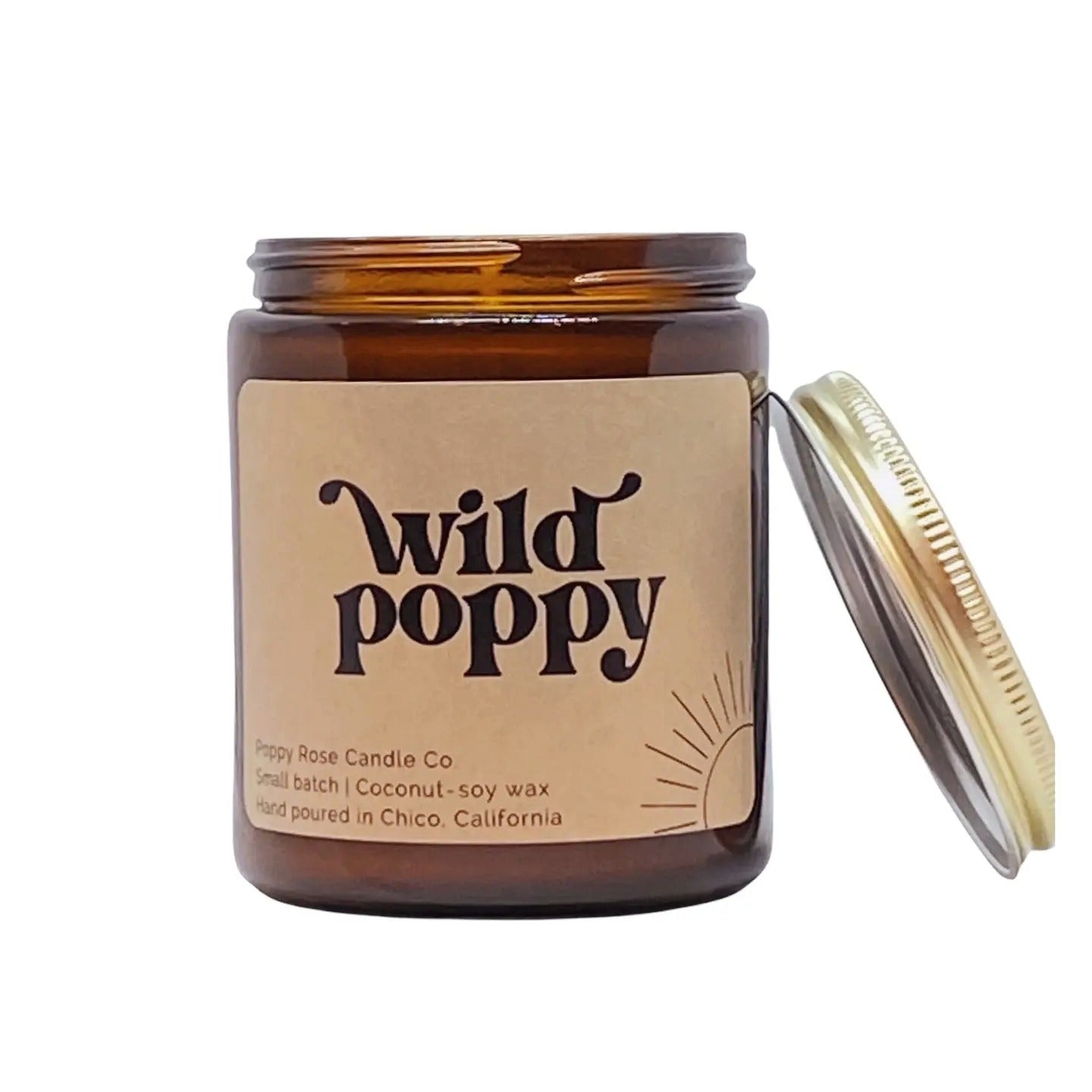 Wild Poppy Candle