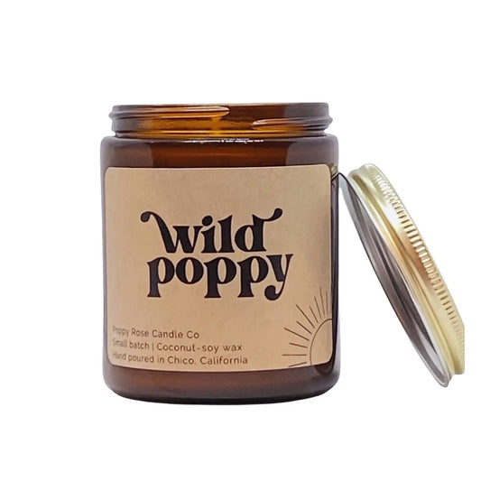 Wild Poppy Candle