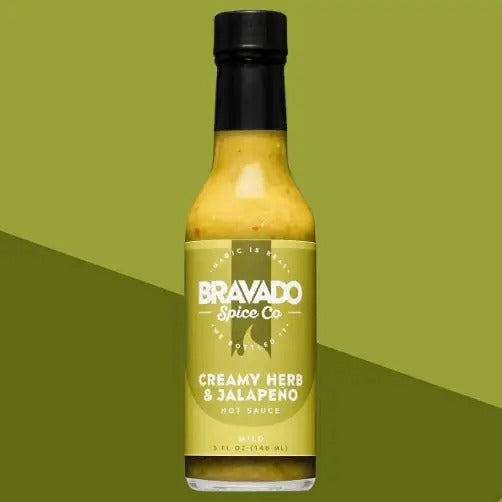 Hot Sauce-Creamy Herb & Jalapeno