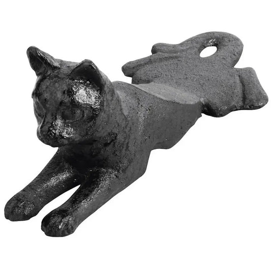 Door Wedge-Cat Cast Iron