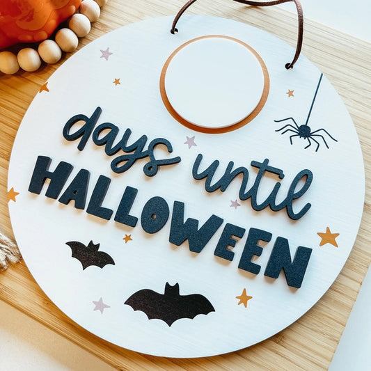 Sign-Halloween Countdown
