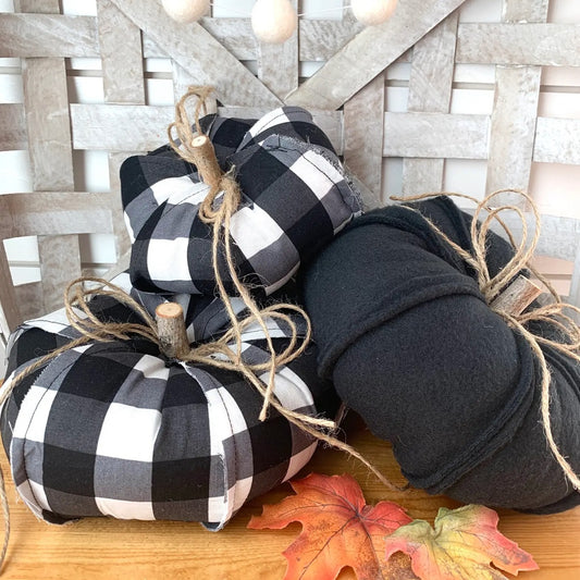 Pumpkin Set-Black and White Ch
