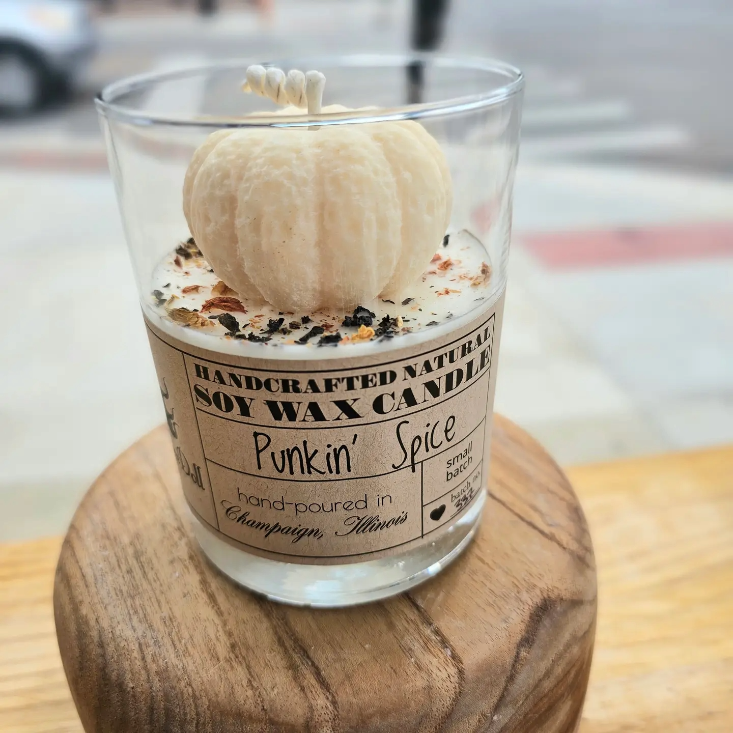 Candle-Fire Doll Punkin White