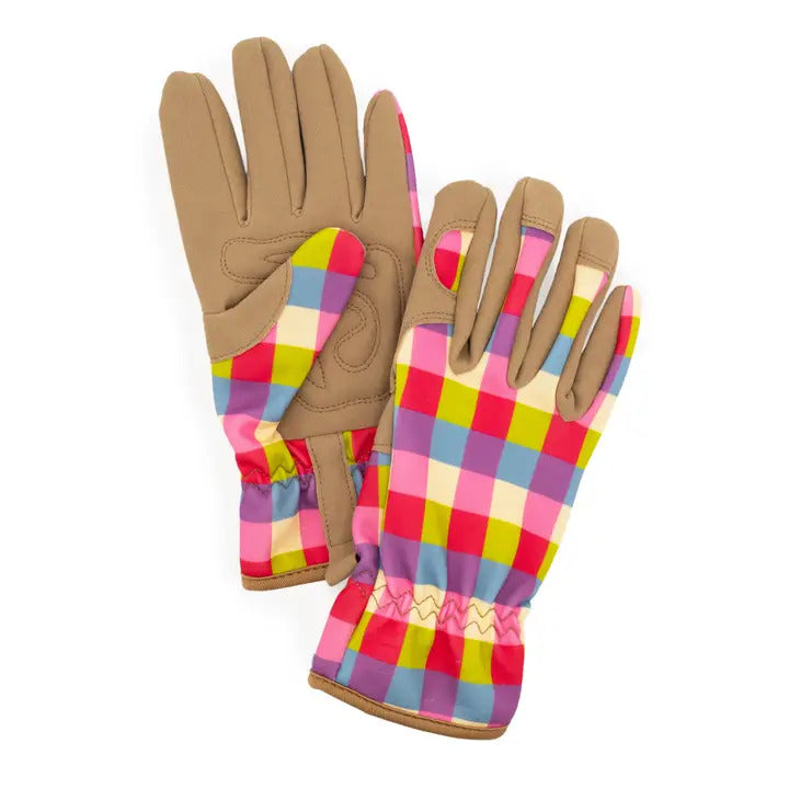 Willow & Belle Gloves - Pink Gingham