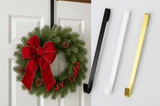 Christmas-Wreath Hanger Gold